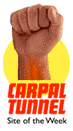 CARPAL TUNNEL: SITE OF THE WEEK